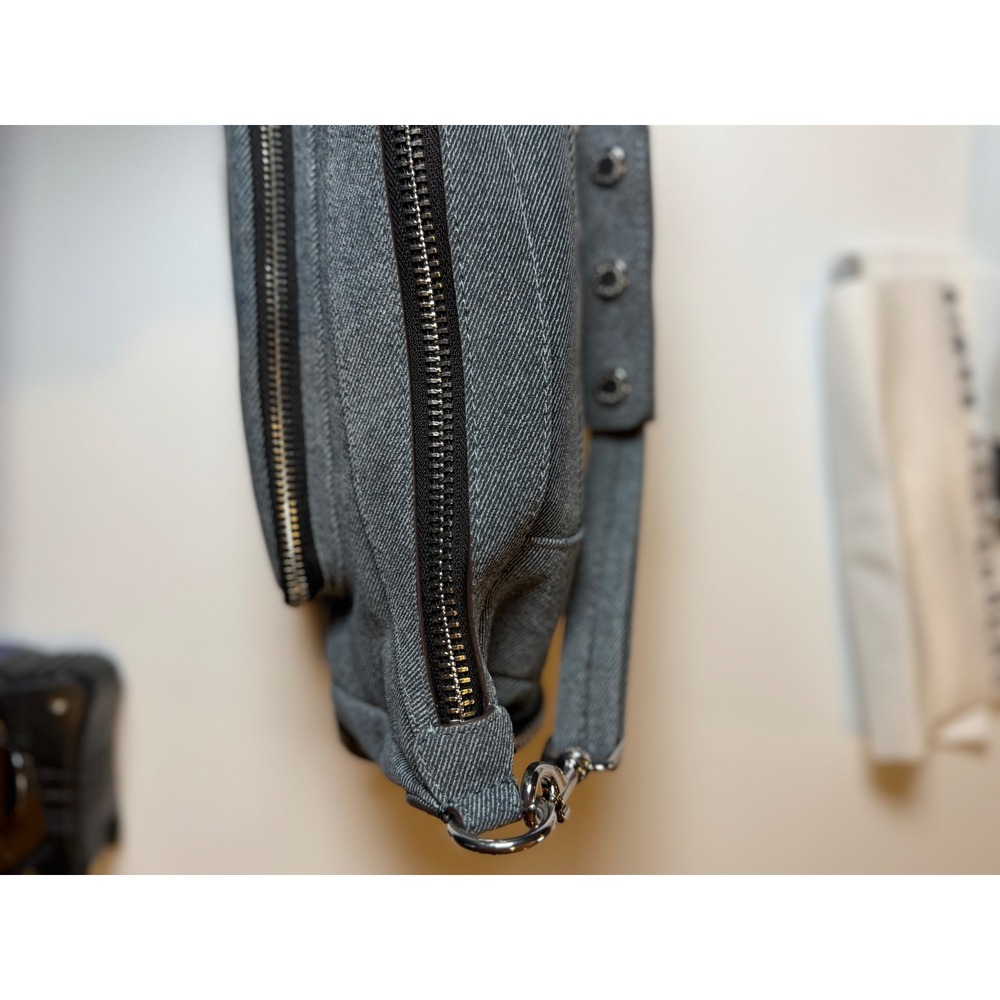 Aimee Kestenberg Away We Go Convertible Shoulder Bag Dark Denim Blue NWT - Picture 7 of 12